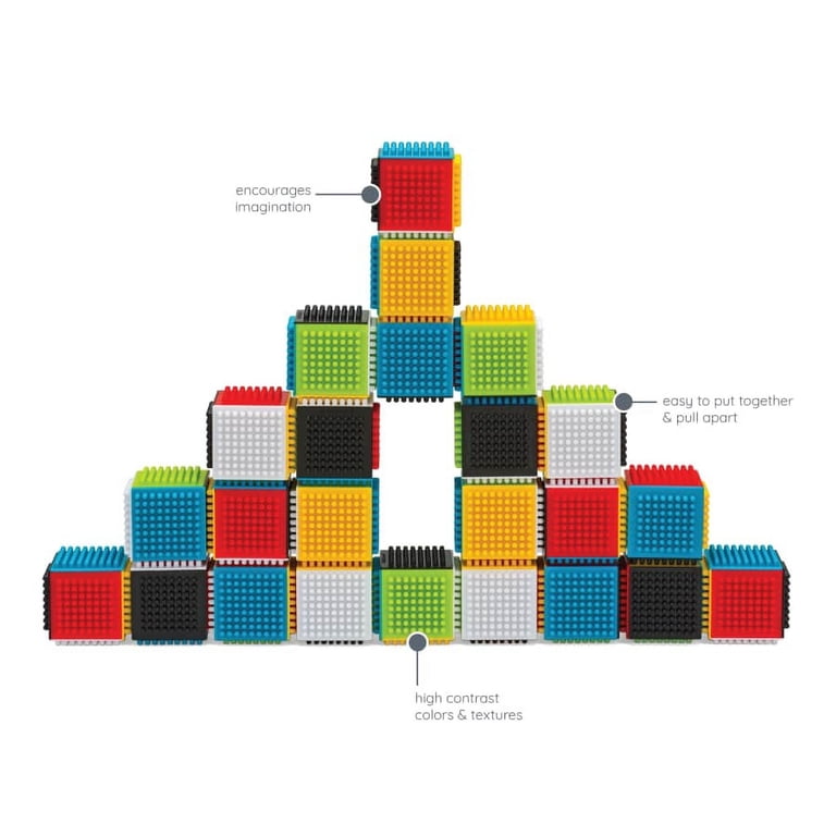 Infantino Press and Stay Stacking Blocks, 24-Piece Set photo 6