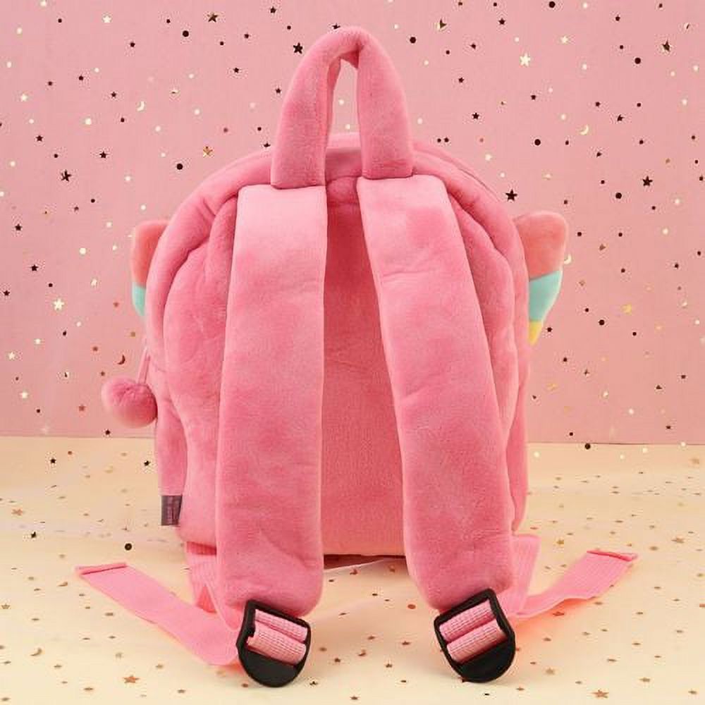 Yaoping 1 PCS Toddler Plush Unicorn Backpack, Boys and Girls Cute Plush Animal Small Daycare Backpack for Little Kids - image 4 of 5