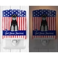 thumbnail image 2 of Caroline's Treasures BB3029CNL PatrioticStandard Schnauzer Black Grey Ceramic Night Light, 6x4x3", multicolor, 2 of 2