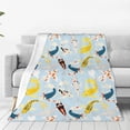 thumbnail image 4 of Salouo Japanese Carps Print Bed Blankets,Flannel Blanket Comfortable Air Conditioning Blanket Lightweight Blanket for Sofa Bed Travel & Couch -50"x40", 4 of 8