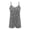 Gray Leopard Print, variant on ZAITUBLES Womens Summer Casual Romper Sleeveless Short Jumpsuits Loose Adjustable Spaghetti Strap Outfit with Front Pockets, Soft Resort Lounge Wear, Gray Leopard Print Print, Size 2XL