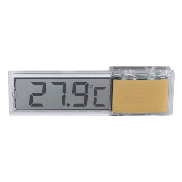 Temperature Sensor,Crystal Aquarium Electronic Thermometer Electronic Thermometer D Temperature Gauge Convenient Use