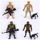 thumbnail image 2 of FELTECHELECTR 10 figuras de soldados, moldes de plástico para juegos de guerra militares, 2 of 6