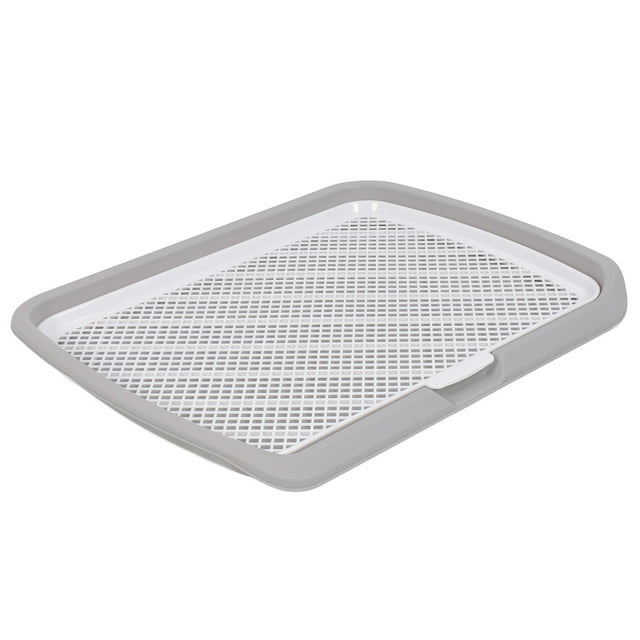 Bandeja De Entrenamiento Para Ir Al Baño Para Cachorros, Diseño De Entrada Baja, Bandeja Para Almohadilla Para Orinar Para Perros, Evita Derrames, Bandeja Lavable Desmontable,