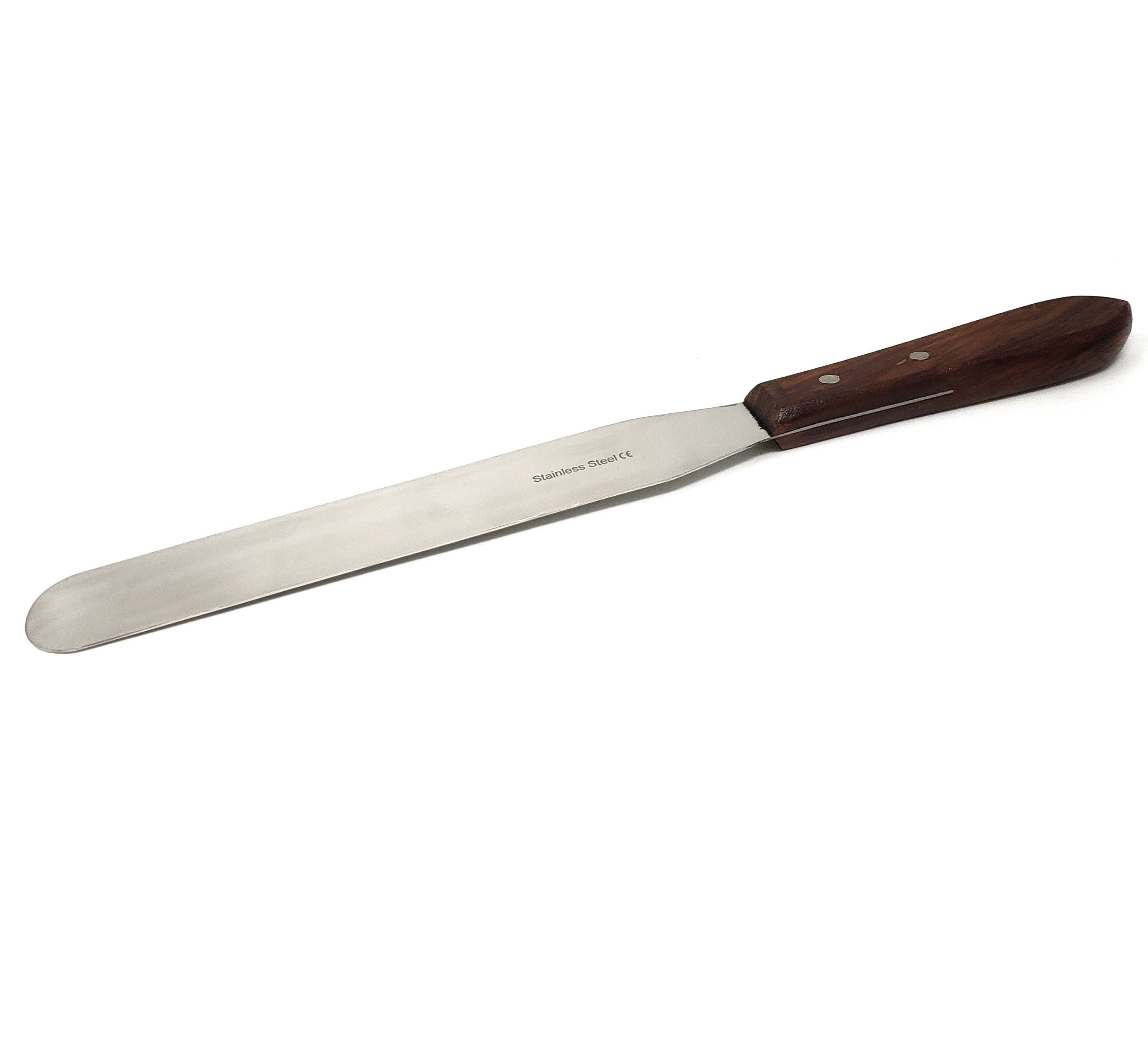 Double spatula 185mm,narrow, stiff, width 9mm - Laboratory equipment