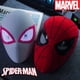 thumbnail image 2 of Máscara de cabeza de Spiderman para adultos y niños, máscara electrónica con ojos móviles, juguetes elásticos con Control remoto, 1:1, 2 of 4