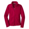 thumbnail image 5 of Yellow Rooster Women's Value Fleece Polyester Jacket True Red 2XL, 5 of 6