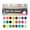 B, variant on 12 Pack Double Line Graffiti Marker Pens for Acrylic, Glass, Wood, and Fabric - Non-Toxic, Odorless, Art Supplies for Creative Projects B
