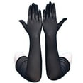 thumbnail image 4 of Baqcunre Sports Gloves, Women's Evening Party Satin Long Finger Gloves Elbow Length, Gloves Mittens, ,, 4 of 5