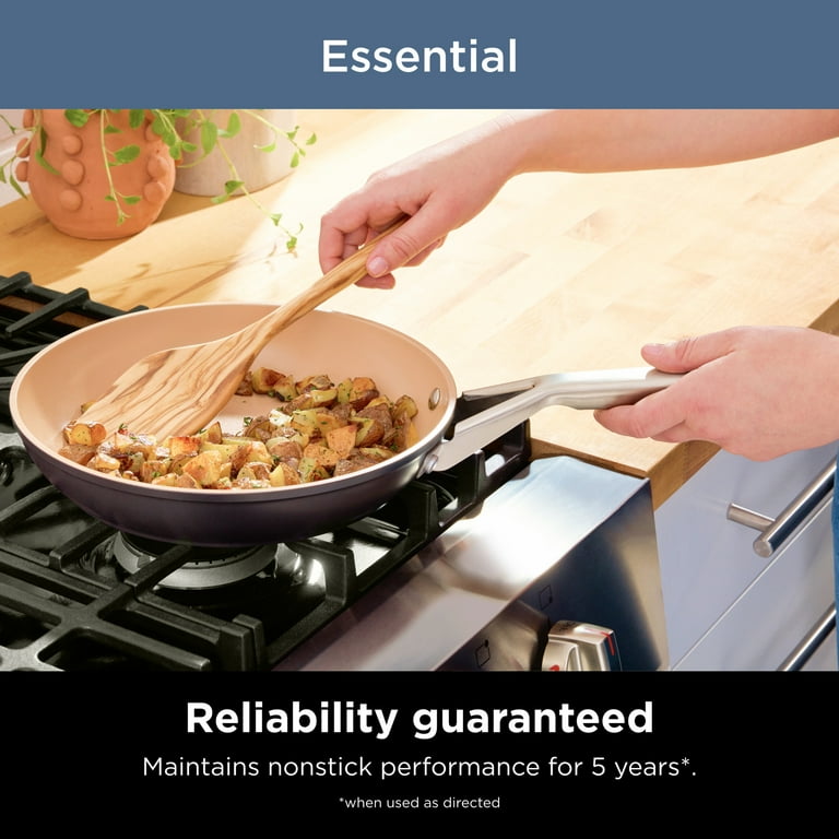 Ninja Ceramic 12-Piece Cookware Set, Nonstick Performance, PFOA