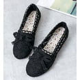 thumbnail image 2 of Vedolay Business Casual Shoes For Women Shoes for Women Business Casual Flatform Fashion Flats Loafers,Black 6, 2 of 4