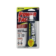 Beacon Adhesives Power-Tac Permanent Glue Fast-Drying Waterproof Clear (2.5 oz / 79.3 ml)