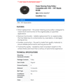 thumbnail image 2 of Power Steering Pump Pulley - Compatible with 1995 - 1997 Mazda B2300 1996, 2 of 2