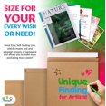 thumbnail image 4 of HAHDAXIA ABC 10 Pack Natural Kraft Stay Flat Mailers 12.75 x 15 Brown Chipboard envelopes 12 3/4 x 15. Rigid Paperboard mailers. Photography Mailers for Documents, Photo, Prints. Large Size., 4 of 7