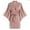 Bean Paste Powder, variant on Fjuchai Women's Kimono Robe Slik Bathrobe V Neck Satin Sleep Gown Summer Breathable Sleepwear for Womens