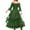 Green, variant on Short Formal Dresses for Lady Women's Medieval Vintage Dresses, Court Style Gothic Flare Sleeves Smocked Waisted A-Line Flowy off Shoulder Evening Gown Underdress Green XL