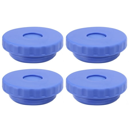 

4 Pack 5 Gallon Water Jug Cap - Non-Spill Reusable 55mm Water Silicone Replacement Cap Anti Splash Bump