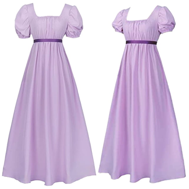 Vestido vintage Regent de Bridgetton, vestido de baile de cintura alta, vestido de té victoriano