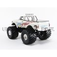 thumbnail image 4 of 1970 Chevrolet K-10 Monster Truck USA-1 (Legacy) White with 66-Inch Tires Kings of Crunch 1/43 Diecast Model Car by Greenlight, 4 of 5