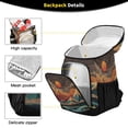 thumbnail image 3 of Backpack Cooler lunch bag 36 Can Capacity Insulated Bag for Camping, Beach, Hiking & Travel Colorful Clouds and Mountains, 3 of 7