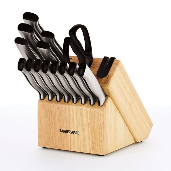 Farberware Edgekeeper 15 Piece Stainless Steel Cutlery Set with Blade