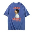 thumbnail image 3 of Jake Scott On Tour Live In 2025 Washed Cotton Tshirt Hip Hop Style Short Sleeve Tees, 3 of 4
