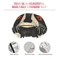thumbnail image 4 of Gaeub Retro Raccoon Graphic Print Shower Caps for Women Men,Double Waterproof Layers Bathing Hat,Elastic and Reusable Bath Caps, 4 of 7