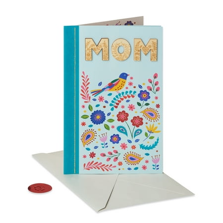 American Greetings Colorful Bird Mother's Day Card with Foil