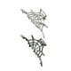 thumbnail image 2 of Pisexur Belleza Maquillaje Accesorios Tela Gótica De Calaveras De Araña Negras Mano Lindas Pinzas Para El Cabello Grandes Para Mujeres Accesorios Pinzas Para El Cabello Gótpara mujeres y hombres, 2 of 2