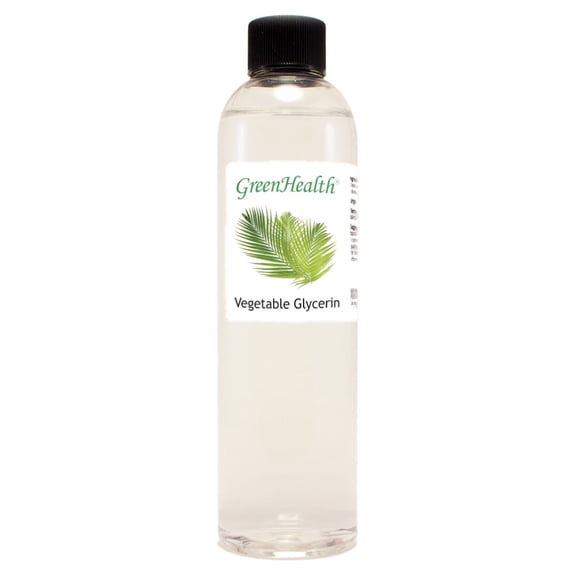 GreenHealth Vegetable Glycerin Oil 8 fl oz Clear Plastic Bottle with Cap