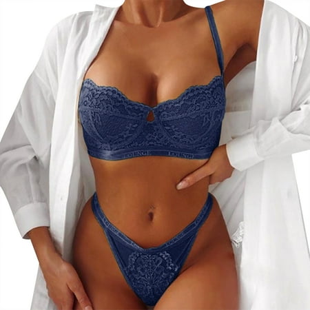 

Underwear Women Seamless Large Size Set Three Point Lace Suit Lingerie