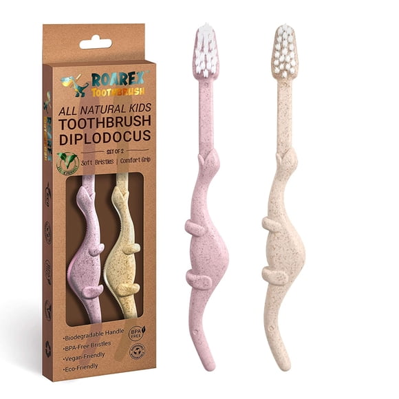 Cepillo de dientes ANPEI ROARex para niños, vegano y biodegradable