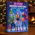 thumbnail image 3 of Kpop Demon Hunters Advent Calendar 2025 Collectible 2D Acrylic Pendant Christmas Tree Decoration Holiday Gifts 25-26, 3 of 5