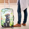 thumbnail image 4 of Cane Corso Hello Spring Time Flower Floral Nature Travel Luggage Cover Italian Mastiff Dog Lover Gifts Idea Suitcase Dust Protective Decor - 02031, 4 of 5