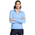 thumbnail image 1 of Camisa Under Armour Tech Quarter Zip XL para mujer, azul, 1 of 3
