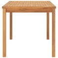 thumbnail image 2 of vidaXL Garden Dining Table 160x80x77 cm Solid Teak Wood, 2 of 5