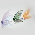 thumbnail image 6 of 1pc, Glitter Fairy Wing for Adults and Teens, Halloween Costume Accessory,  White, 6 of 6