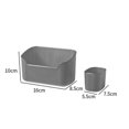 thumbnail image 2 of 2x Cosmetic Display Case Basket Makeup Organizer for Dresser Lotions Desktop White 26-27s, 2 of 4