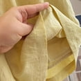 thumbnail image 5 of CHUMUD Cotton Linen Two Piece Sets for Women Summer Outfits Short Sleeve Crew Neck Tees Shorts Casual Beach Vacation, 5 of 8