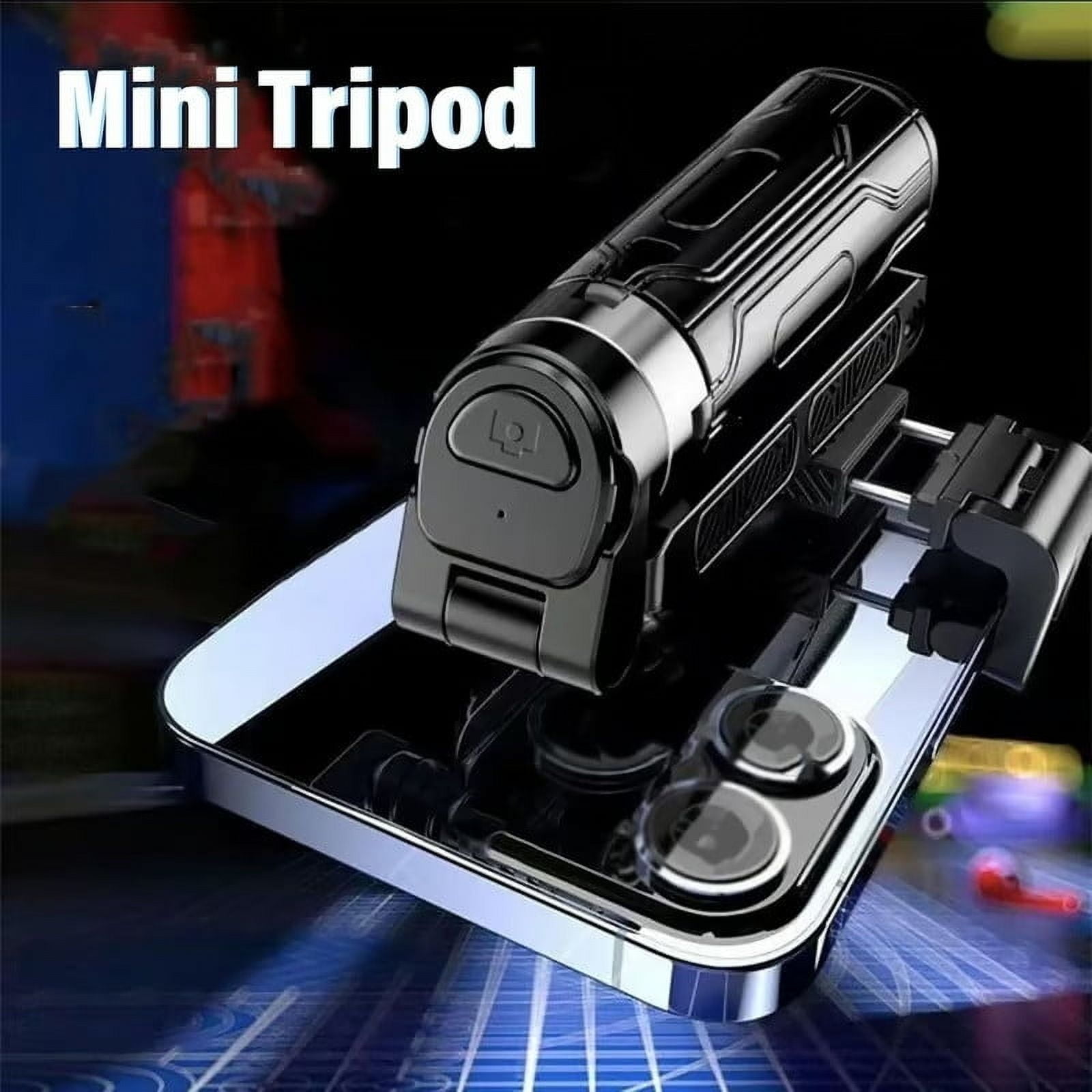 3 Packs Pocketflex Mini Tripod Selfie Stick with Bluetooth Remote 360 Rotation Portable Travel Tripod Stand for Phone Camera Vlogging Content Creator Stabilizer Mount Lightweight Compact