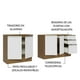 thumbnail image 4 of Alacena Gabinete Bajo Madesa Glamy 200cm Con Tarja MB, 4 of 5