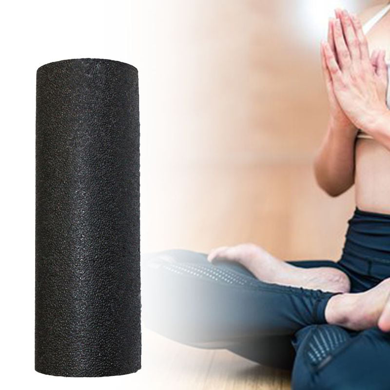 Black Extra Firm High Density Foam Roller Muscle Back Pain Trigger Yoga bM 