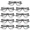 Black/Gray, variant on 9PK Men Women Multifocus No Line Progressive Reading Glasses Multifocal Readers