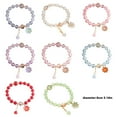 thumbnail image 3 of SUSHANG Bracelet Colorful Flower Amethyst Children'S Bracelet Female Bracelet Crystal Beaded Bracelet Elastic Rope Bracelet, 3 of 9