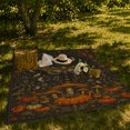 thumbnail image 6 of Ghost Pumpkin Scene Ghosts And Pumpkins Spooky Holiday Art Halloween Lovers Playful Harvest Motif Warm Flannel Blanket, Halloween Gift for Living Room and Family Room Home Decor, 6 of 7