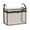 Black, variant on YAMB Clear PVC Storage Box, 14.96*12.6in Waterproof Foldable Household Storage Case with Zipper, Dustproof Moisture-proof Closure Organizer Bin with Handle for Clothes Doll Office Sundries