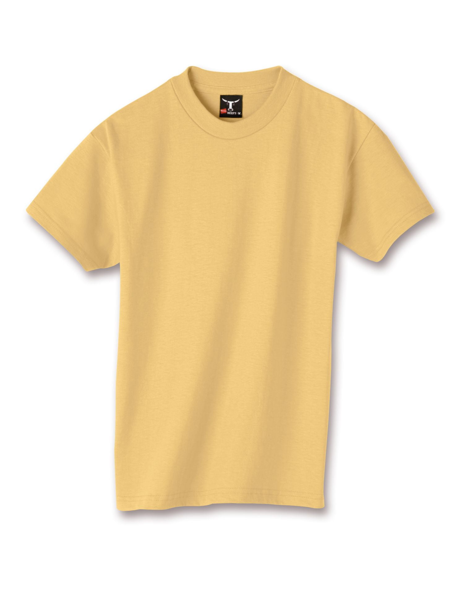 Hanes Beefy-T Boy`s T-Shirt, 5380, XS 