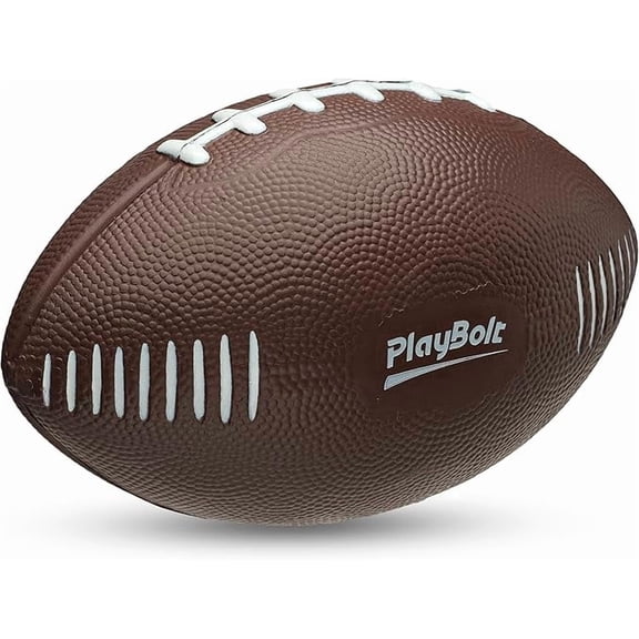 7.25" Mini Foam Football for Kids & Toddlers - Easy Grip Small Youth Sports Ball - Soft Foam Footballs for Little Hands, Indoor & Outdoor Sports Play - Toy Gift for Boys & Girls