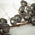 thumbnail image 2 of 60"L Sullivans Artificial Gray Jingle Bell Twig Christmas Garland, 2 of 7