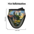 thumbnail image 3 of Rocae Cozy Cottage Lakeside Sunset for Mini Oven Mitts Rubber Oven Glove, Kitchen Mittens, Cute Cooking Mitts,5.9"x5.9", 3 of 7
